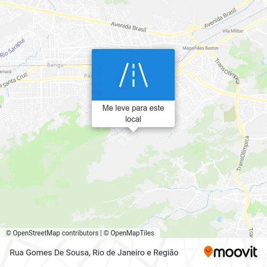 Rua Gomes De Sousa mapa