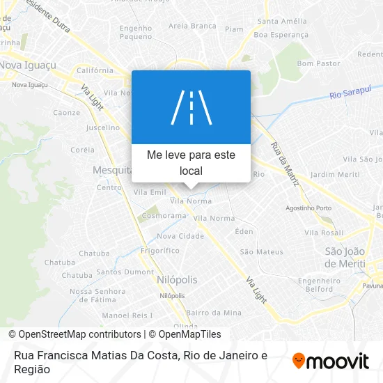 Rua Francisca Matias Da Costa mapa
