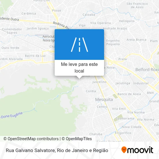 Rua Galvano Salvatore mapa