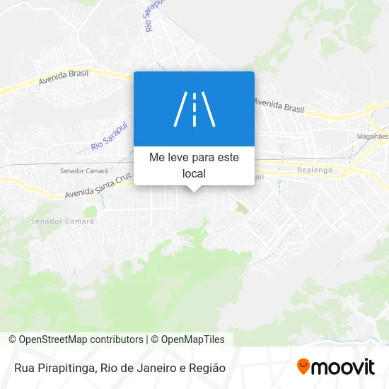 Rua Pirapitinga mapa