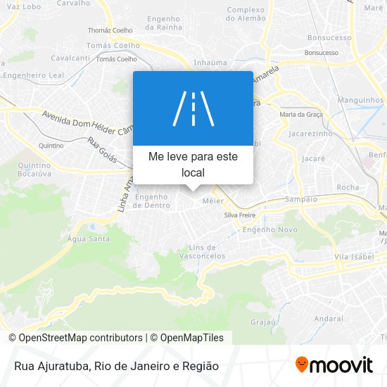 Rua Ajuratuba mapa