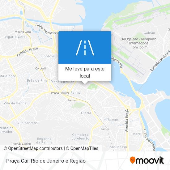 Praça Caí mapa