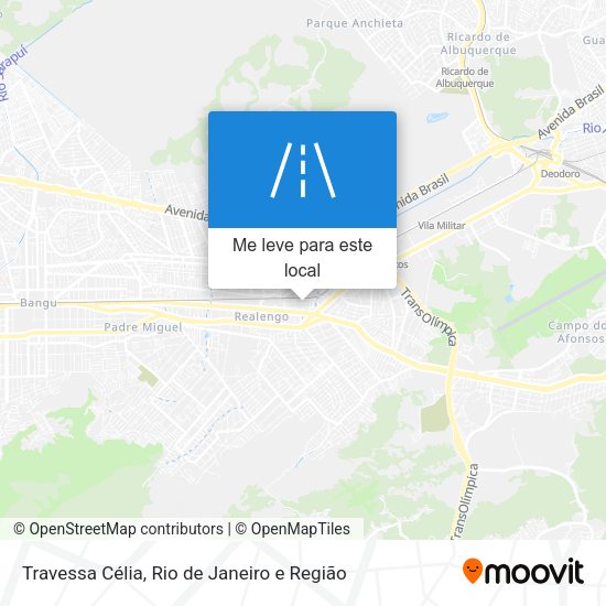 Travessa Célia mapa