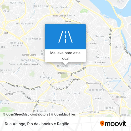 Rua Aitinga mapa