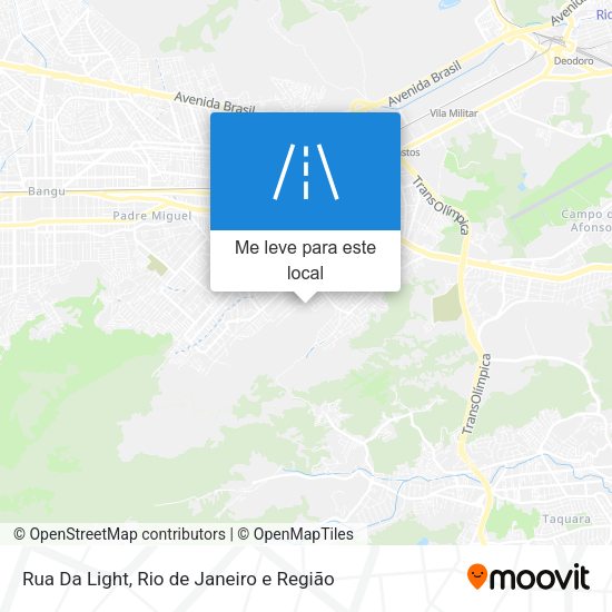 Rua Da Light mapa