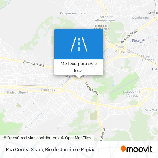 Rua Corrêa Seára mapa