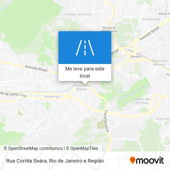 Rua Corrêa Seára mapa