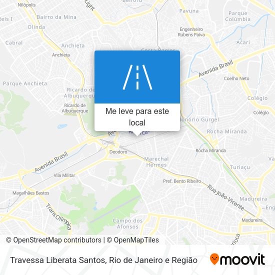 Travessa Liberata Santos mapa