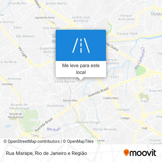 Rua Marape mapa