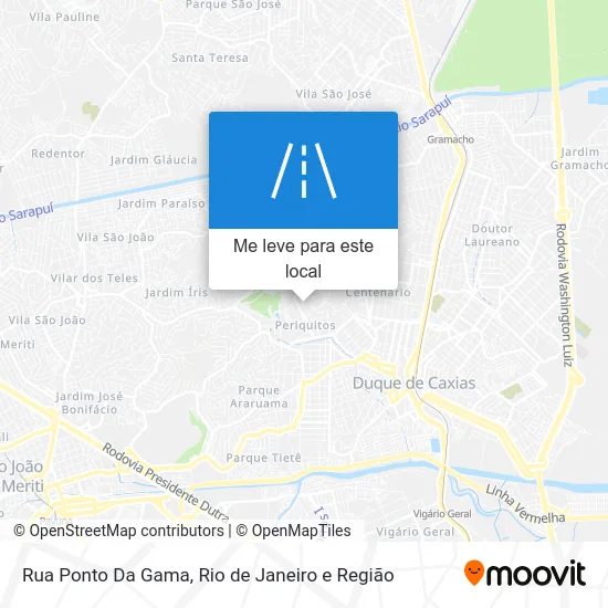Rua Ponto Da Gama mapa