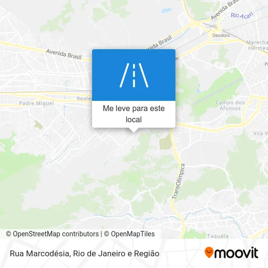 Rua Marcodésia mapa