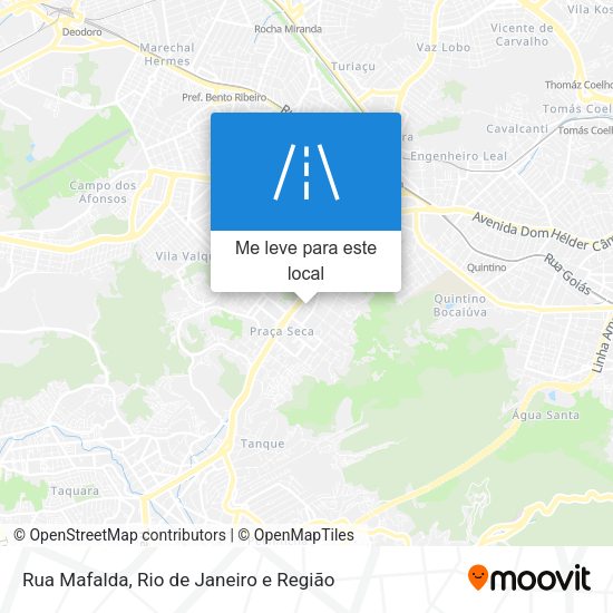 Rua Mafalda mapa
