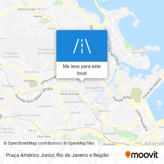 Praça Américo Junior mapa