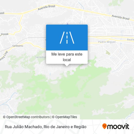 Rua Julião Machado mapa