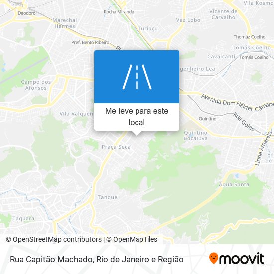 Rua Capitão Machado mapa