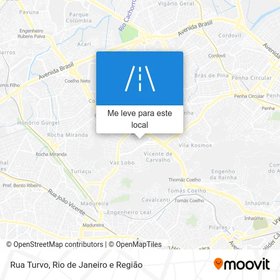 Rua Turvo mapa