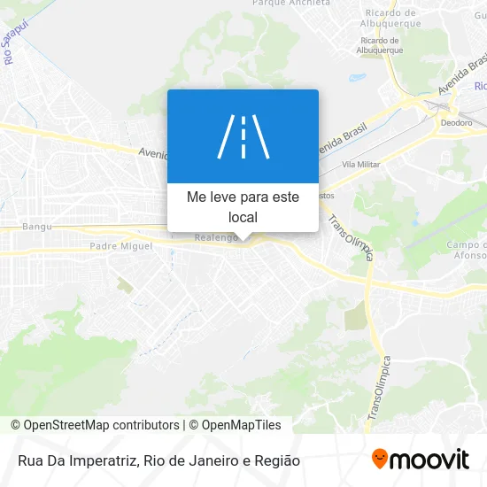 Rua Da Imperatriz mapa