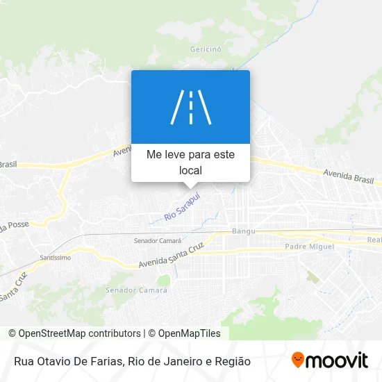 Rua Otavio De Farias mapa