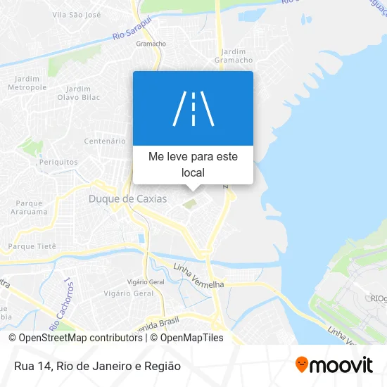 Rua 14 mapa