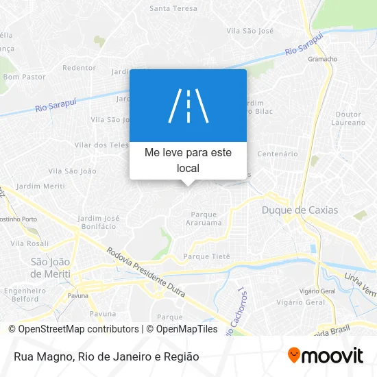 Rua Magno mapa