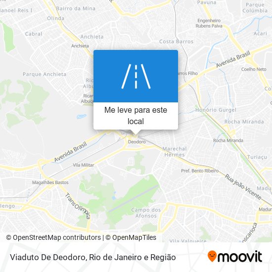 Viaduto De Deodoro mapa