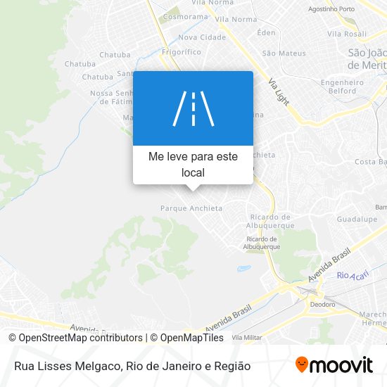 Rua Lisses Melgaco mapa