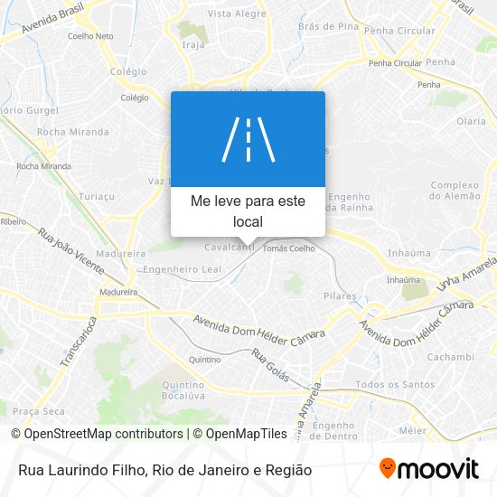 Rua Laurindo Filho mapa