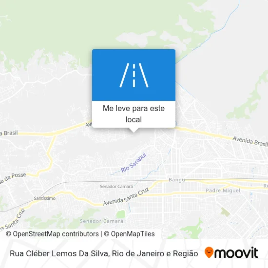 Rua Cléber Lemos Da Silva mapa