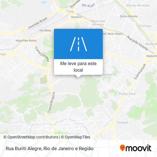 Rua Buriti Alegre mapa