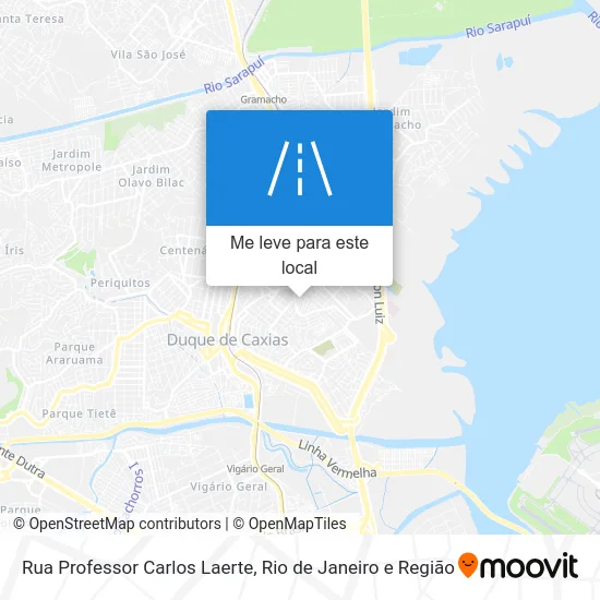 Rua Professor Carlos Laerte mapa