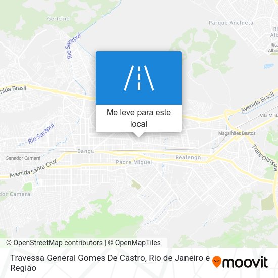 Travessa General Gomes De Castro mapa