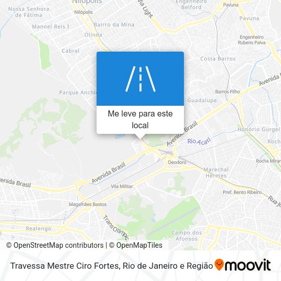 Travessa Mestre Ciro Fortes mapa