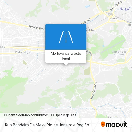 Rua Bandeira De Melo mapa