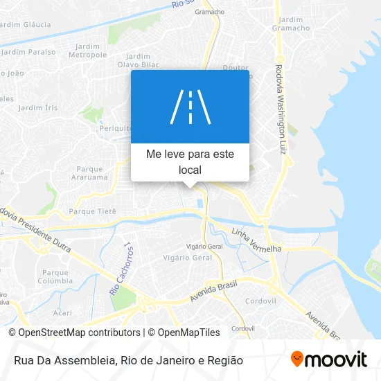 Rua Da Assembleia mapa