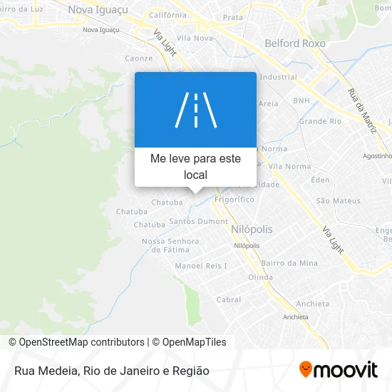 Rua Medeia mapa