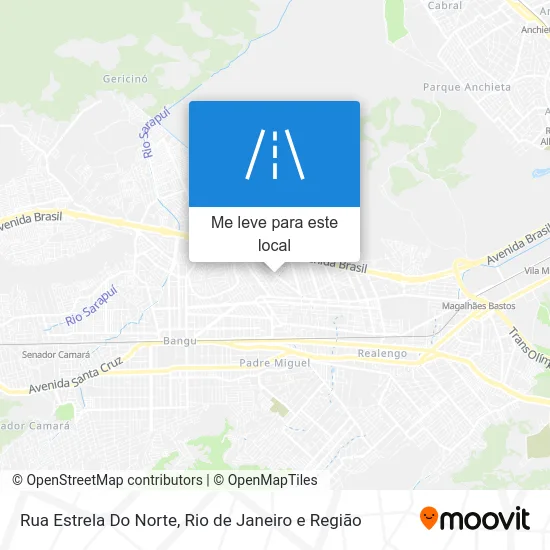 Rua Estrela Do Norte mapa