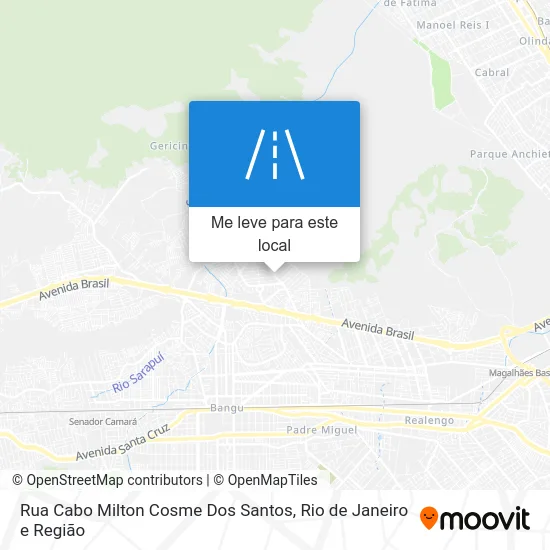 Rua Cabo Milton Cosme Dos Santos mapa