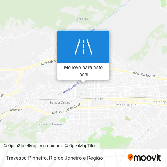 Travessa Pinheiro mapa