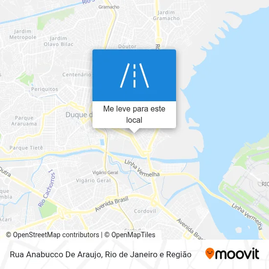 Rua Anabucco De Araujo mapa