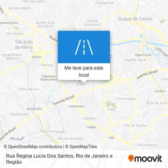 Rua Regina Lucia Dos Santos mapa