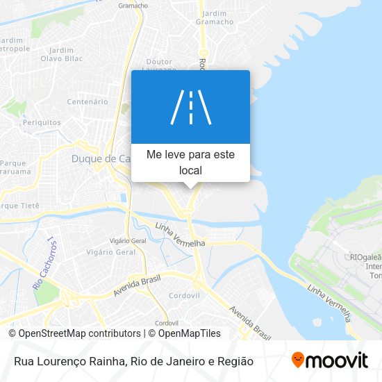 Rua Lourenço Rainha mapa