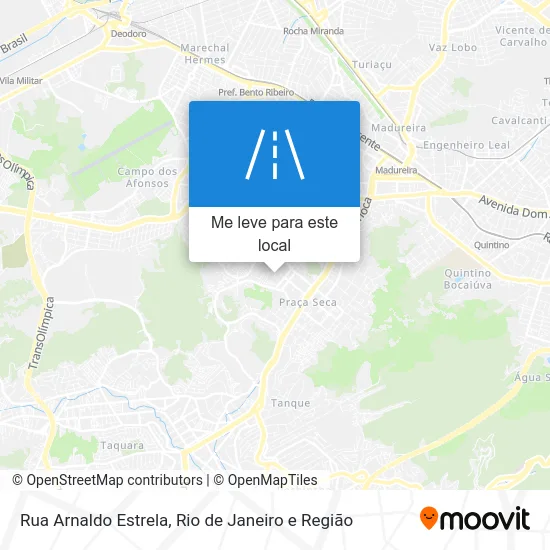 Rua Arnaldo Estrela mapa