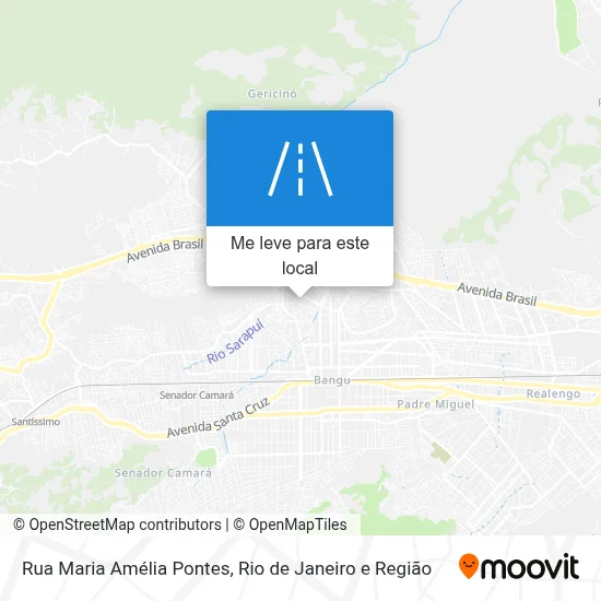 Rua Maria Amélia Pontes mapa