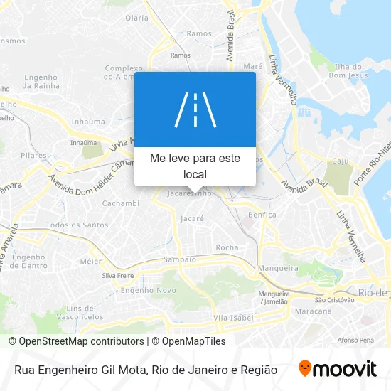 Rua Engenheiro Gil Mota mapa