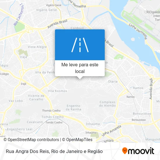 Rua Angra Dos Reis mapa