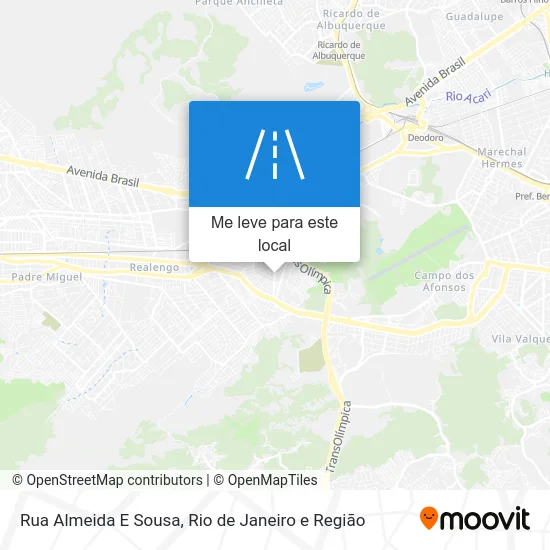 Rua Almeida E Sousa mapa