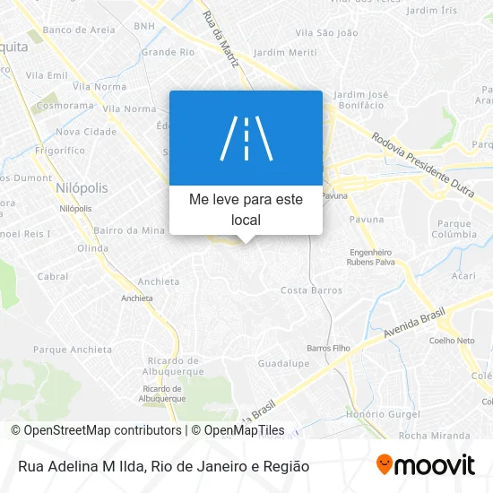 Rua Adelina M Ilda mapa