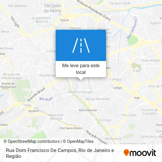 Rua Dom Francisco De Campos mapa