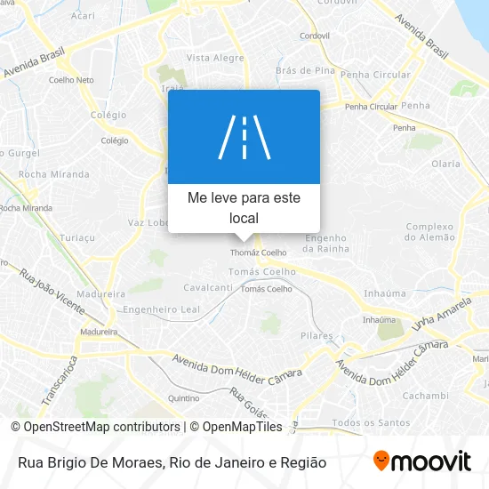 Rua Brigio De Moraes mapa