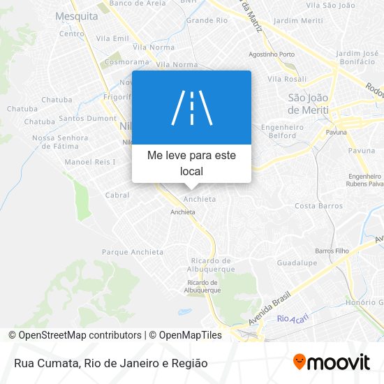 Rua Cumata mapa